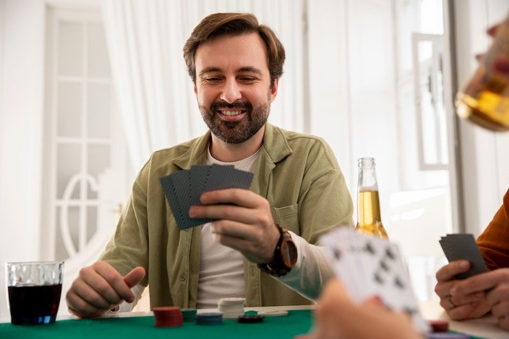 Tampilan riwayat permainan Dice Game dengan statistik putaran
